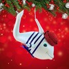Italian Ornaments 3.0 Inch Ahoy Gilligan Whimsy Fish Sailor Hat Tree Ornaments - 2 of 4