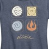 Women's - Avatar: The Last Airbender - Nations Symbols Short Sleeve Graphic T-Shirt - 2 of 4