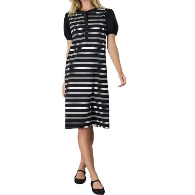 Women's Beauty Cute Combo Dress - DOWNEAST