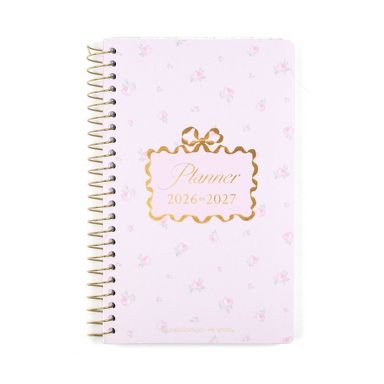 LoveShackFancy x Target - Yoobi Blooming Heirloom Ditsy Monthly and Weekly Planner 5"x 8" Ballet Bloom