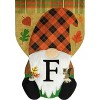 Briarwood Lane Fall Garden Flag 12x18 For Outdoor Fall Gnome Burlap Monogram Letter F For Fall Garden Flag Flags For Outside - 3 of 4