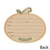 Big Dot of Happiness Friends Thanksgiving Feast - Shaped Fill-in Invitations - Friendsgiving Party Invitation Cards with Envelopes - Set of 12 - 3 of 4