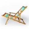 SunshineCanteen Popsicles in the Sun Sling Chair - Deny Designs: UV & Water-Resistant, Hardwood Frame - 2 of 3