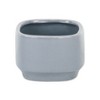 Cheung's Elegora Wide Curved Rectangular Straight Side Ceramic Pot - Large - Gray - 4 of 4
