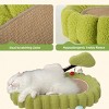 Boersma Large Tree Cat Scratching Post with Bed, 25.6" Green Hand-Woven Sisal Scratch Tower & Lounge, Indoor Cat Furniture with Non-Slip Base - 4 of 4