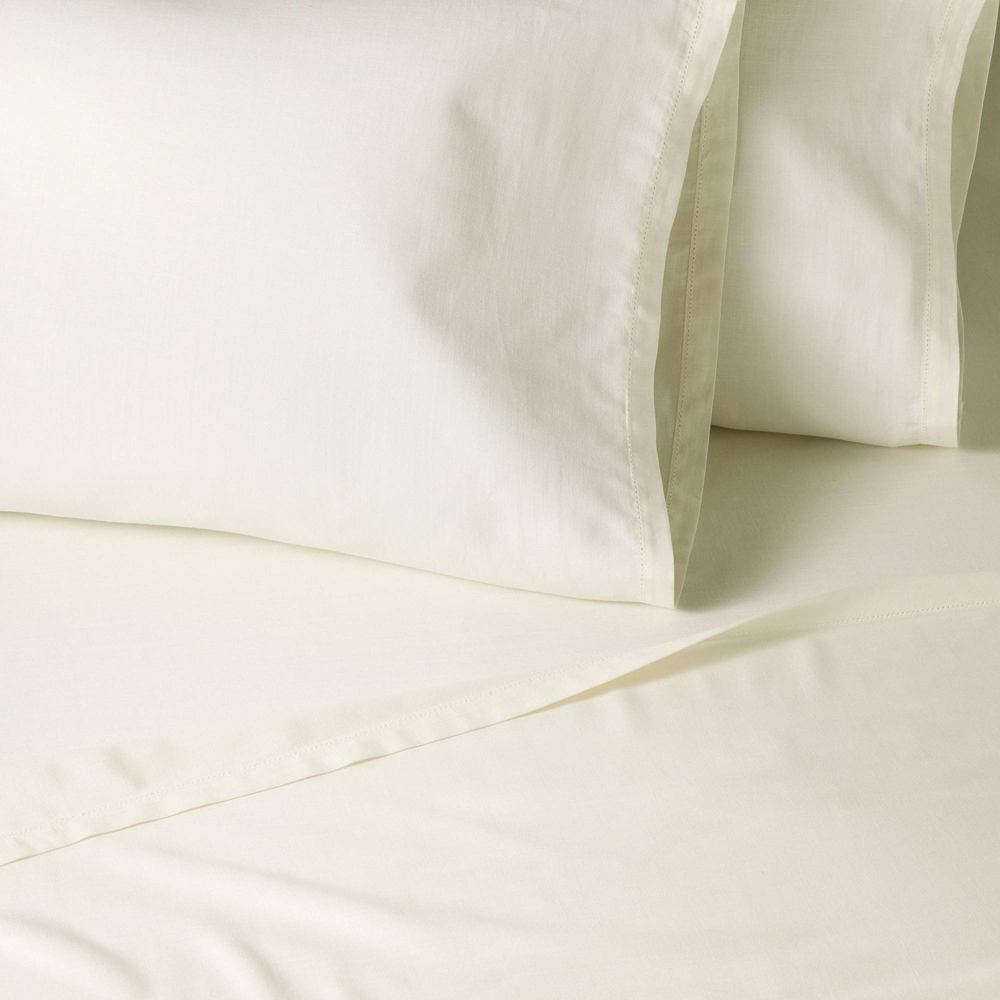 4pc Queen Woven Sheet Set Sour Cream - Hearth & Hand™ with Magnolia