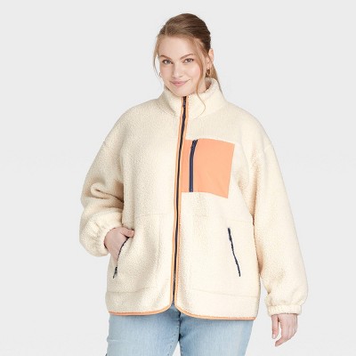 sherpa jacket women target