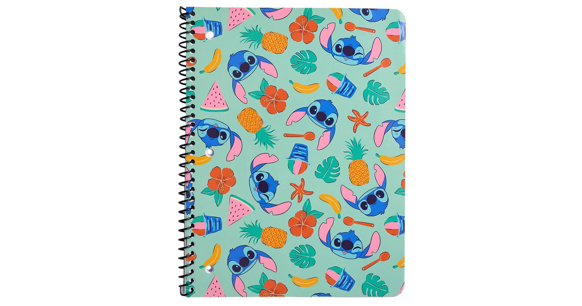 Disney 8"x10.5" Stitch Wide Rule Single Subject Notebook