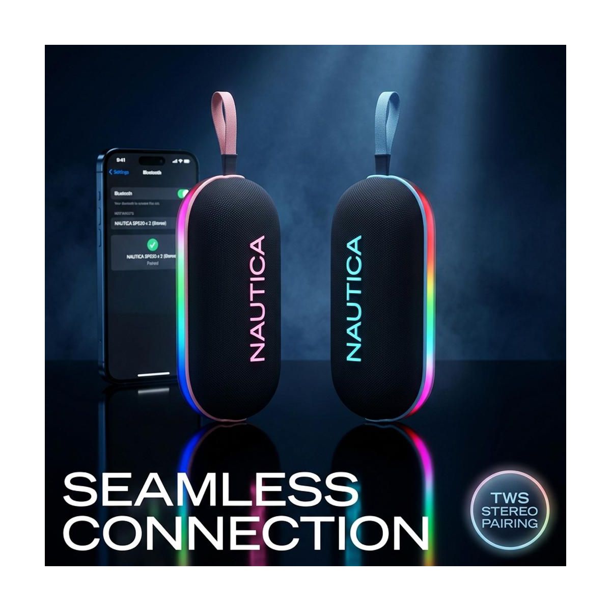 Nautica Nayman SP520 Magnetic Portable Bluetooth Speaker - thumbnail 4