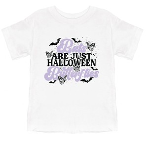 Bats Are Just Halloween Butterflies - Youth Short Sleeve Graphic T-Shirt and Toddler Short Sleeve Graphic T-Shirt - 1 of 3