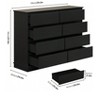 Nasitip 8 Drawer Dresser for Bedroom, Wide Wooden Chest of Drawers with Wide Top for Closet - 3 of 4