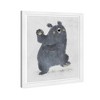 Wynwood Studio 15"x21" Stay Wild Bear Animals Framed Art Print : Modern Decor, Digital Artwork, Plastic White Frame - image 2 of 4