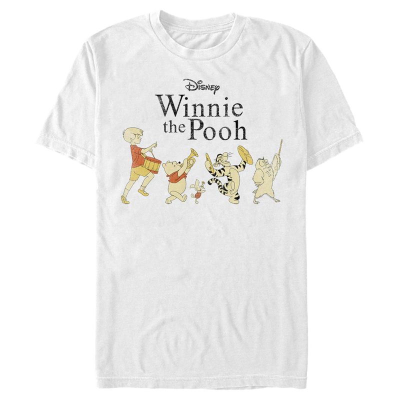 Men's Winnie the Pooh Music Parade T-Shirt, 1 of 6
