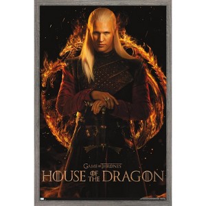 Trends International House of the Dragon - Daemon One Sheet Framed Wall Poster Prints - 1 of 4