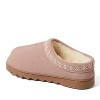 Dearfoams Women's Doreen Genuine Suede Clog Slipper With Embroidery - 2 of 4