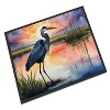 LunaLulinlk Blue Heron Setting Sun Doormat Indoor Outdoor Rugs Non Slip Washable Low Pile, 24H X 36W - 3 of 4