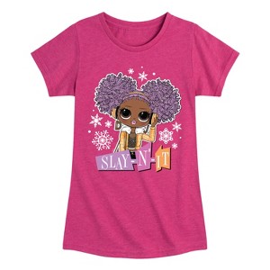 Girls' - LOL Surprise! - Winter Dolls Fitted Short Sleeve Graphic T-Shirt - 1 of 4