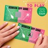 Big Dot of Happiness Witch Party Game Scratch Off Cards, Fun Activity for Kids, Pink and Green Birthday or Halloween Party Game for Girls - 22 Count - 2 of 4