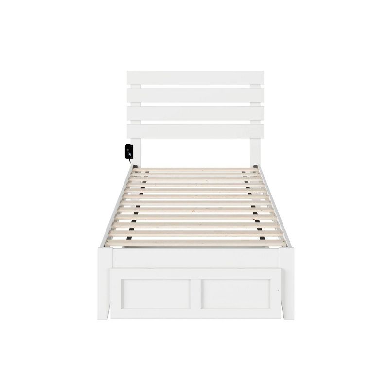 Oxford Bed with Foot Drawer and USB Turbo Charger - AFI, 4 of 8