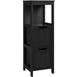 Yaheetech Wooden Bathroom Floor Cabinet Storage Cabinet with 2 Drawers - 1 of 4
