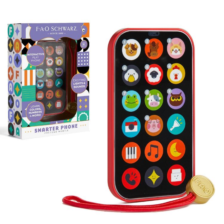 FAO Schwarz Smarter Phone Pretend Play - 18 Months, 1 of 7