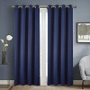 RT Designers Collection Anchorage Blackout Grommet Curtain Panel 54" x 84" Navy Blue - 2 of 4