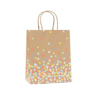 Small Recycled Paper Dots Gift Bag - Spritz™