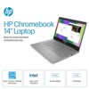 HP - 14" Chromebook - Intel Celeron - 4GB Memory - 64GB eMMC - Modern Grey - 4 of 4