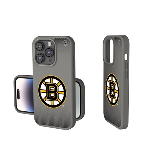 Keyscaper Boston Bruins Linen Soft Touch Phone Case For Iphone 15