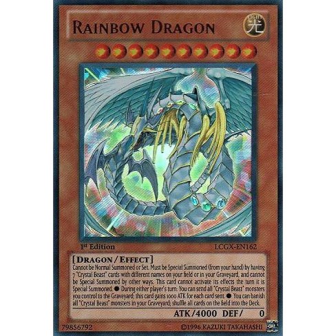 Yu Gi Oh Gx Legendary Collection 2 Ultra Rare Rainbow Dragon Lcgx En162