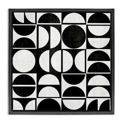 Stupell Industries Black & White Arch Pattern, 18" x 18"