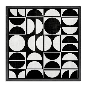Stupell Industries Black & White Arch Pattern, 18" x 18" - 1 of 4