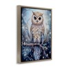Stupell Industries Owl on Twinkling Branch Floating Frame Canvas Art - 2 of 4
