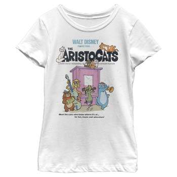 : Boy\'s T-shirt Aristocats Poster Movie Cats The Meet Target