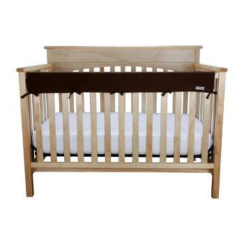 Trend Lab CribWrap Crib Rail Cover - Front Long - Brown
