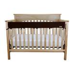 Trend Lab CribWrap Crib Rail Cover - Front Long - Brown