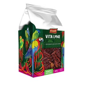 A&E Cage Company Vitaline Chili Pepper Vegetable Flavor Bird Treats - 40gms - 1 of 2