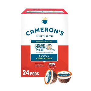 Cameron's Coffee Toasted Southern Pecan Light Roast Coffee Pods - 24ct - 1 of 4