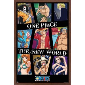 Trends International One Piece: Fishman Island - The New World Collage Framed Wall Poster Prints - 1 of 4
