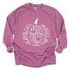 Simply Sage Market S.W.Smiley Pumpkin Outline Garment Dyed Long Sleeve - 2 of 4
