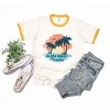 Simply Sage Market Women's Aloha Hawaii Short Sleeve Ringer Tee - 2 of 2