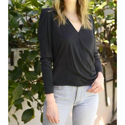 Women's Crossover Longsleeve Top - Veronica M XL