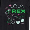 Men's - Disney - Neon Rex Short Sleeve Graphic T-Shirt - 2 of 4