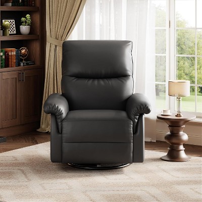 Manual Recliner Chair for Adults, with Padded Armrests, Modern Upholstered Reclining Chair for Living Room or Nursery