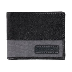 Timberland Pro Men's Milled Canvas and Leather Passcase Wallet - 1 of 4