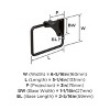 Amerock Davenport Wall Mounted Towel Ring - 4 of 4