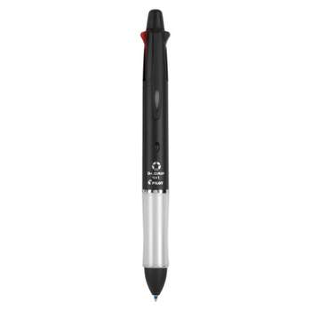 Pilot Dr. Grip 4 + 1 Multi-Function Pen/Pencil 4 Assorted Inks Black Barrel 36220