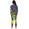 Just Love Women's Tie Dye Two Piece Thermal Pajama Set - Waffle PJ Set - 3 of 3