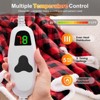 Inhand Wearable Heated Throw Blanket Shawl - 50"x60" Flannel Electric Robe Blanket Hoodie for Winter 5-Position Timer 10 Heating Levels - 4 of 4