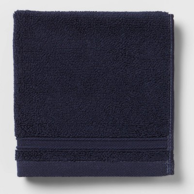 Performance Washcloth Navy Blue - Threshold™